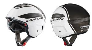 Prilba CRATONI Vigor | white-anthracite glossy 2018,  M (56-57cm)