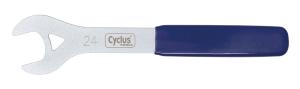 CYCLUS CYCLUS TOOLS 24mm cone spanner, handle with plastic coating