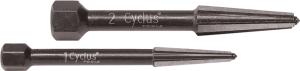 CYCLUS CYCLUS TOOLS double-edged screw extractor set for LH & RH threads - 1x size M5/M6 a