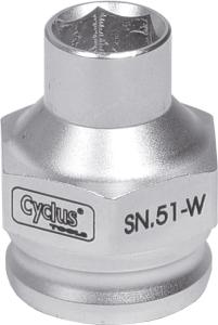 CYCLUS CYCLUS TOOLS snap.in crank bolt socket 14 mm - SN.51-W