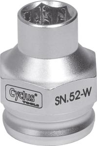 CYCLUS CYCLUS TOOLS snap.in crank bolt socket 15 mm - SN.52-W