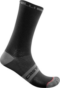 cyklistické ponožky Castelli 21029 SUPERLEGGERA T 18 010 čierna LX