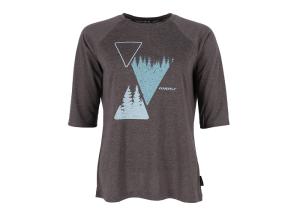 Dres 3/4 ruk�v GHOST WALDsassen by MALOJA Rock Grey/Ice Blue -S