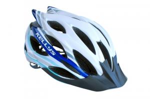 Prilba Kellys DYNAMIC white-arctic blue M/L