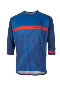 Dres s 3/4 ruk�vom GHOST MTN Ride Line Blue/Red - L 2019
