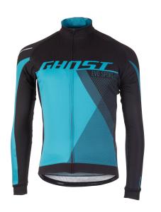 Dres s dlh�m ruk�vom GHOST Performance Evo Black/Blue - M 2019