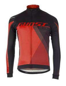 Dres s dlh�m ruk�vom GHOST Performance Evo Black/Red - M 2019