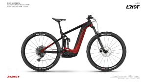 GHOST E-Riot AM AL 160/160 Essential B625 Black/Red - XL 2024 (186-196cm)