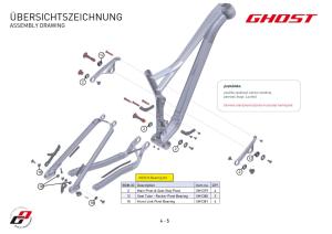 GHOST Lo�isko seatstay Main Pivot bearing 6803V2RS/8