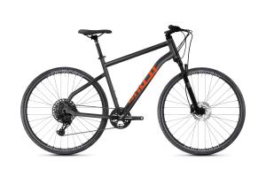 GHOST Square Cross Essential Dark Silver / Midnight Black / Lava Orange 2021 S (155-170cm)