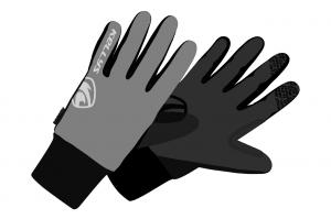 Zimné rukavice Kellys FROSTY grey S