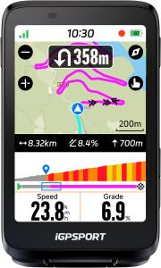 GPS navig�cia iGPSport BiNavi