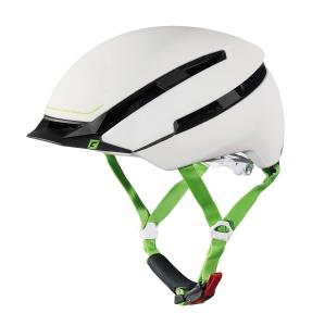 Prilba CRATONI C-Loom white-lime rubber 2017, M/L (58-62cm)