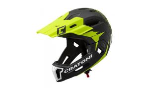 Prilba CRATONI C-MANIAC 2.0 MX - black-lime matt 2020, M-L (56-59cm)