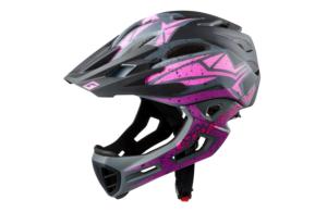 Prilba CRATONI C-MANIAC Pro - black-pink-purple matt 2020, M-L (56-59cm)