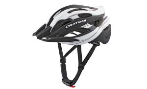 Prilba CRATONI C-Tracer Black/White Rubber - S/M (53-56cm) 2020