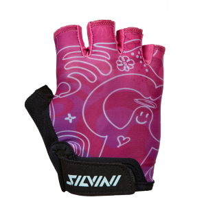 Silvini cyklo rukavice Punta CA1438 black/fuchsia 5-6