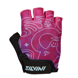 Silvini cyklo rukavice Punta CA1438 black/fuchsia 13-14