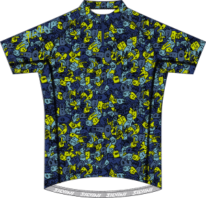 Silvini detsk� cyklo dres Scrivia CD1434 blue/neon 122-128