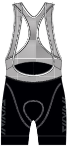 Silvini Sueli Bib CP2286 CP2286 black/white 134-140