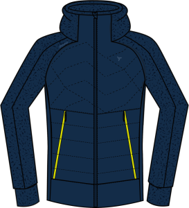 Silvini primaloft mikina Dirilo MJ1310 navy M