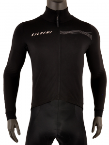 Pnska zateplen cyklo bunda Silvini Ghisallo MJ1600 black/white 3XL