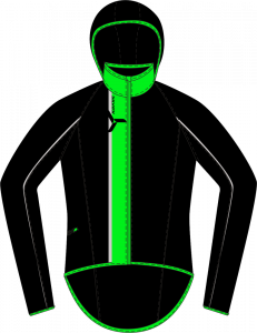 Silvini dámska cyklistická bunda Gela WJ802 black/green XL