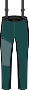 Silvini pnske nohavice Alzaro MP1702 ocean/black 3XL
