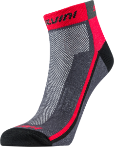 Silvini cyklistické ponožky Plima UA622 charcoal/red 42-44