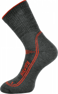 Silvini merino ponožky Lattari UA904 charcoal/red 45-47