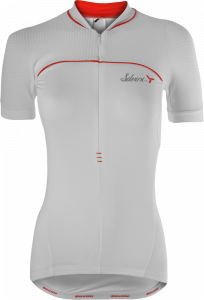 Silvini dmsky cyklodres Catirina WD1002 white/red M
