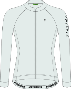 Silvini d�msky cyklo dres Leverona WD2211 cloud/black XL