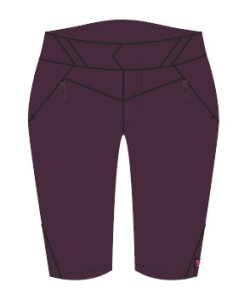 Silvini MTB nohavice Alma WP1626 plum L