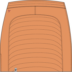 Silvini primaloftov suka Cucca WS744 orange/merlot L