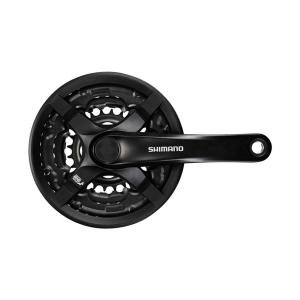 Kuky Shimano FC-TY501 170mm 48/38/28z. 6/7/8-k. ierny s krytom