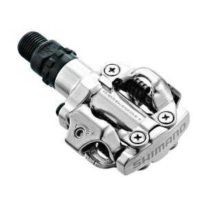 Pedle Shimano M520 SPD MTB strieborn bez odrazky+zarky SM-SH51