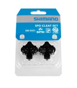 SHIMANO Zarážky SM-SH51 na pedále čierne bez plátu do tretier