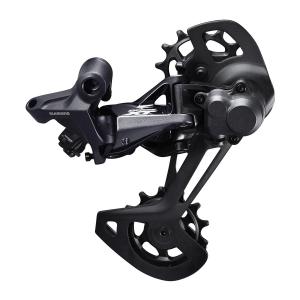 SHIMANO Prehadzovaka XT M7120 2x12-k. ierna super dlh ramienko Shadow+