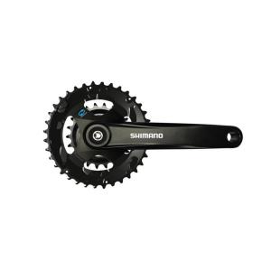 SHIMANO Stred Altus M315 175mm 36/22z. 7/8-k.  ierny bez krytu na tvorhran