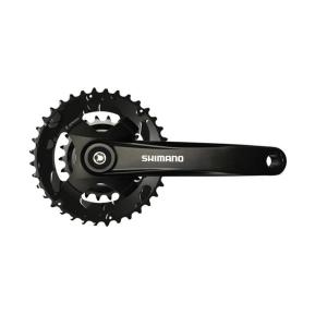 SHIMANO Stred Altus MT101 175mm 36/22z. 9-k.  ierny bez krytu na tvorhran