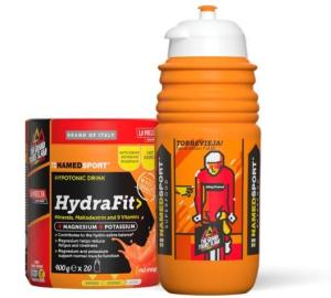 NAMEDSPORT Nápoj Hydrafit 400g červený pomaranč + fľaša zadarmo