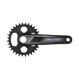 SHIMANO Stred Deore M6100 175mm 32z. 12-k. ierny dvojdielny bez losk