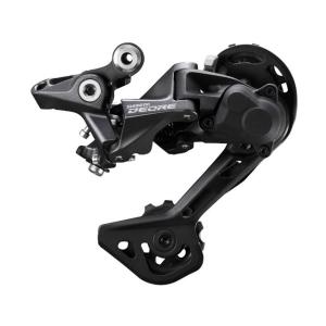 SHIMANO Prehadzovaka Deore M5120 10/11-k. ierna super dlh ramienko Shadow+