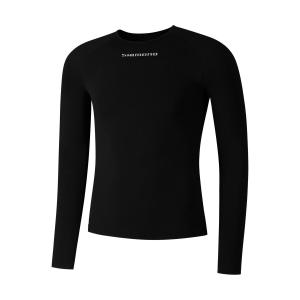 SHIMANO Triko VERTEX LONG BASE LAYER ierne /Vel:S/M