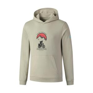 SHIMANO Mikina SHIMANO HOODIE zelen/erven /Vel:XL