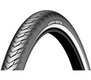 Pl᚝ Michelin PROTEK 700x35C 30TPI ierny s reflexnm psikom 590g