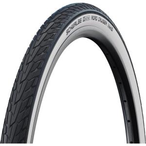 SCHWALBE Pl᚝ ROAD CRUISER  27x1 1/4 (28/32-630) 50EPI K-Guard TwinSkin 550g Biely bok
