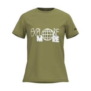 SHIMANO Tri�ko SENTIERO d�mske khaki /Vel:S