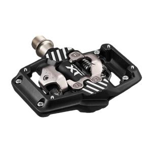 SHIMANO Ped�le MTB PD-M8220 SPD �ierne s klietkou+zar. CL-MT001