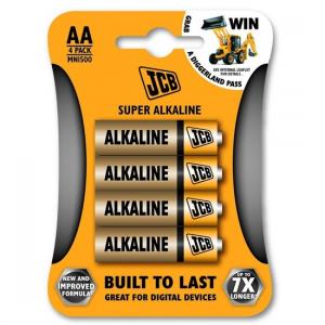 JCB SUPER alkalick batria LR06 AA blister 4 ks